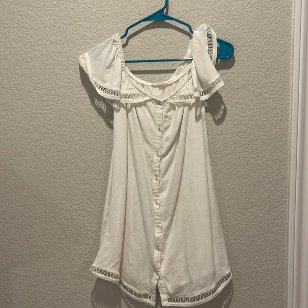 LA hearts white dress